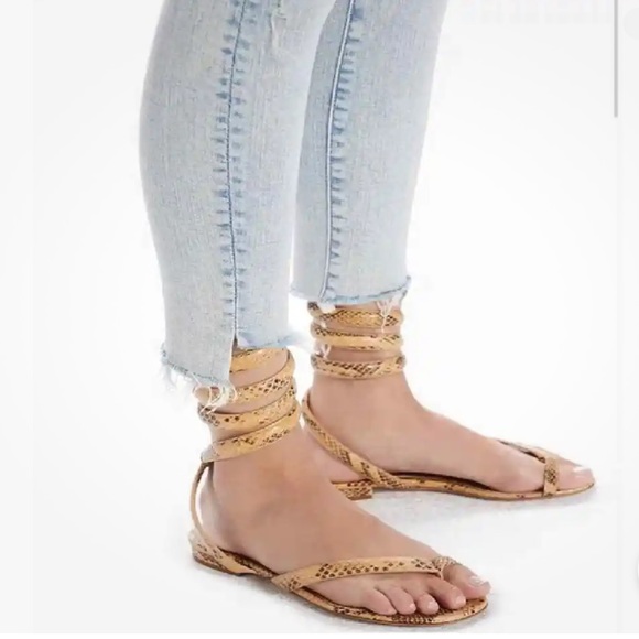 Mother The Stunner Zip Ankle Step Fray Size 27 - Picture 3 of 5